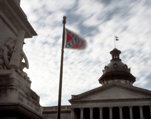 The Confederate battle flag at the State House in Columbia South Carolina 2014